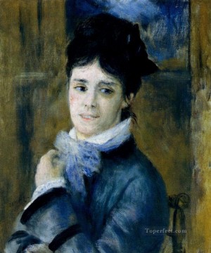 ピエール=オーギュスト・ルノワール Painting - オーガスト夫人 クロード・モネ 1872年 巨匠 ピエール・オーギュスト・ルノワール